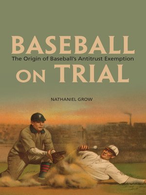 cover image of Baseball on Trial